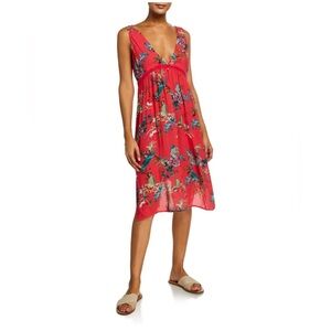 JOHNNY WAS Malakye Floral Sleeveless Flowy Summer Beach Dress - Size XS